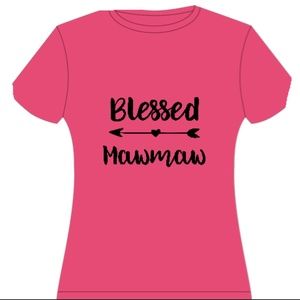 Blessed maw maw shirt